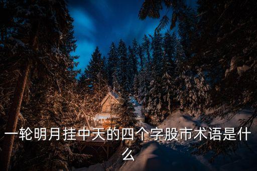 一轮明月挂中天的四个字股市术语是什么