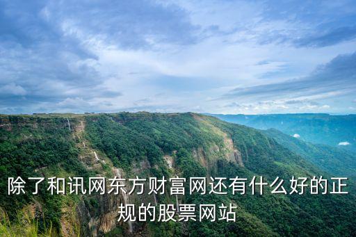 除了和讯网东方财富网还有什么好的正规的股票网站