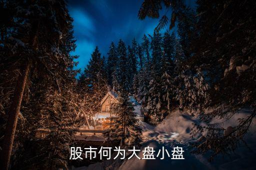 股市何为大盘小盘