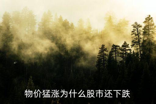 物价猛涨为什么股市还下跌