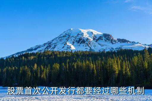 股票首次公开发行都要经过哪些机制