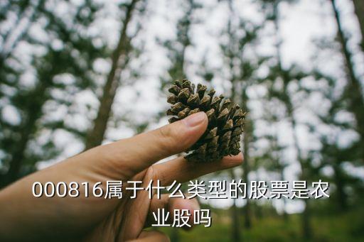 000816属于什么类型的股票是农业股吗