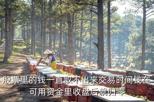 股票里的钱一直取不出来交易时间钱在可用资金里收盘后就归零