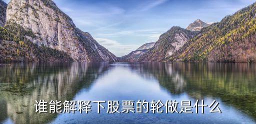 股票龙头轮动什么意思，主力轮炒是什么意思