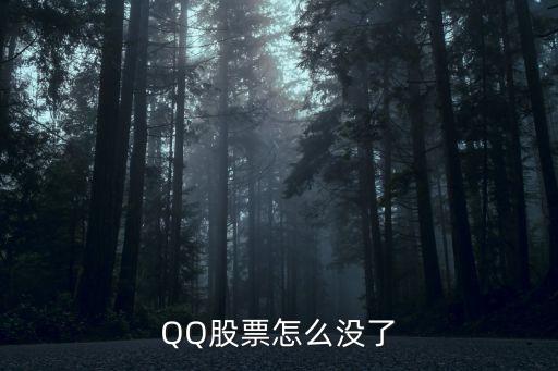 QQ股票怎么没了