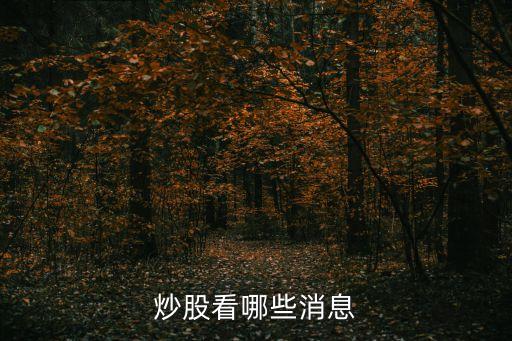 炒股票看什么新闻，大家好炒股票一般看什么新闻