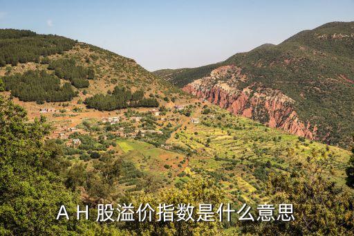 A H 股溢价指数是什么意思