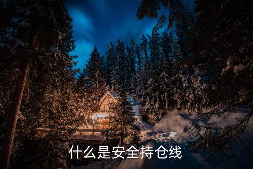 什么是安全持仓线