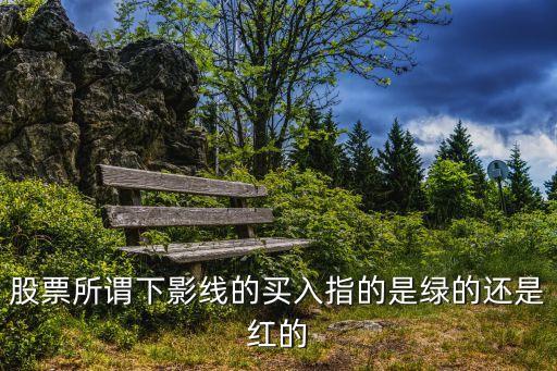 股票所谓下影线的买入指的是绿的还是红的
