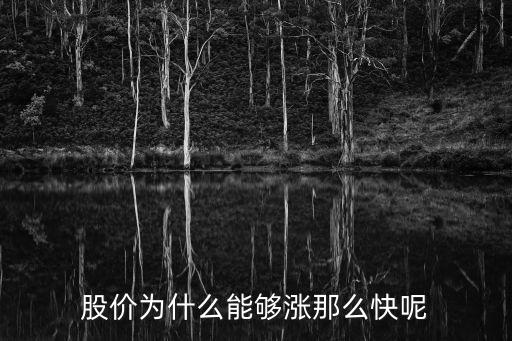 股票为什么大涨这么快，为什么股票上涨那么快
