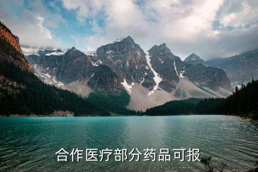 中印医药合作股票是什么，合作医疗部分药品可报