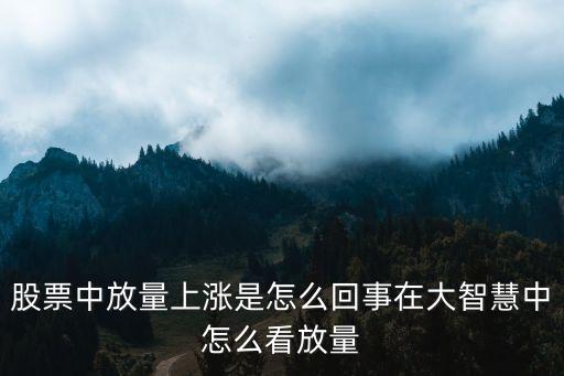 为什么股票涨了就放量上涨，股票上涨为什么需要放量