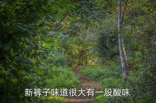 新裤子味道很大有一股酸味