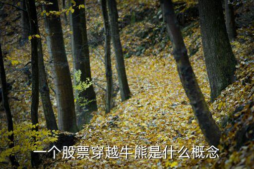 一个股票穿越牛熊是什么概念