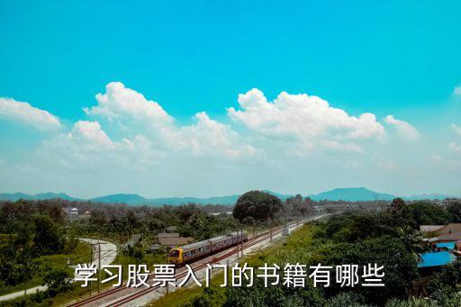 学习股票入门的书籍有哪些