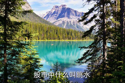 股市中什么叫跳水