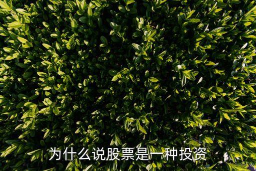 股票应该投资吗为什么，为什么要投资股票