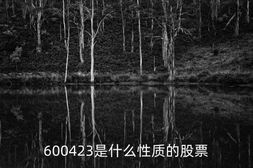 600423是什么性质的股票