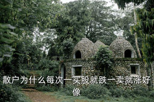 散户为什么每次一买股就跌一卖就涨好像