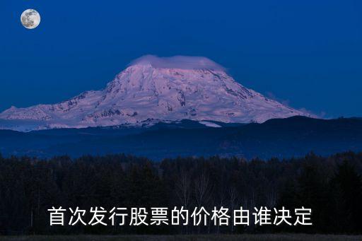 发行股票由什么决定股价，股票发行价是怎么定的
