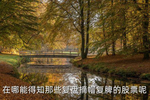 在哪能得知那些复盘摘帽复牌的股票呢
