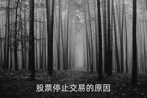 股票停止交易的原因