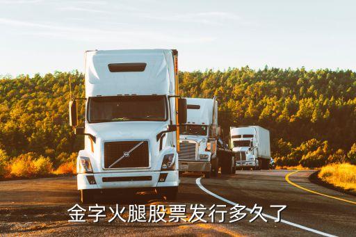 金字火腿股票发行多久了
