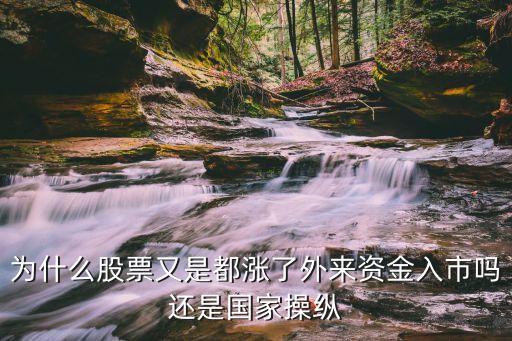 为什么股票又是都涨了外来资金入市吗还是国家操纵