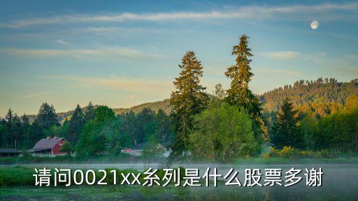 请问0021xx糸列是什么股票多谢
