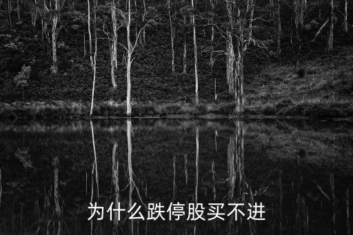 为什么股票的跌停不能买入，为什么股票涨跌停板不能买卖呢