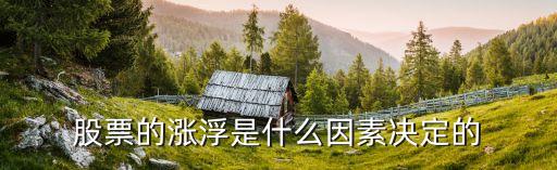 股票的涨浮是什么因素决定的