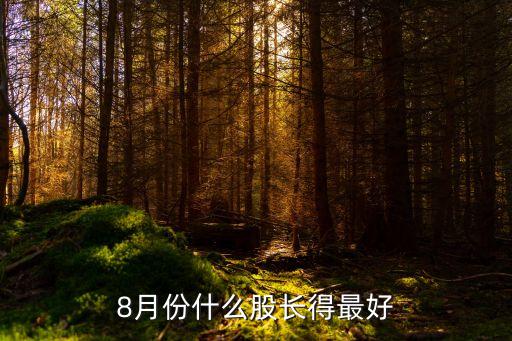 8月份什么股长得最好