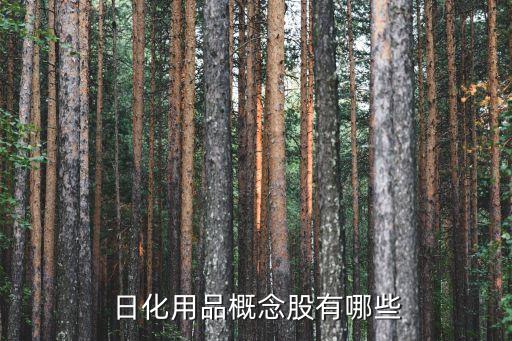 日化用品概念股有哪些