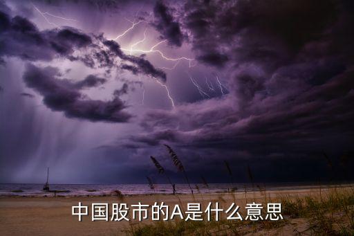 中国股市的A是什么意思