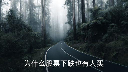 为什么股票下跌也有人买