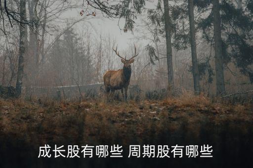 成长股有哪些 周期股有哪些