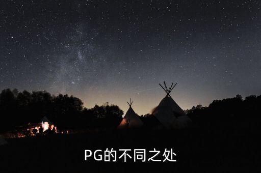 PG的不同之处