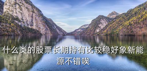 什么类的股票长期持有比较稳好象新能源不错唉