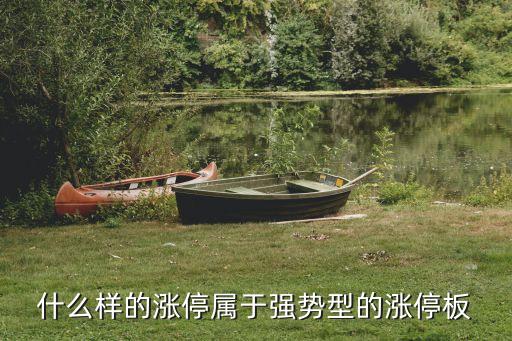 什么样的涨停属于强势型的涨停板