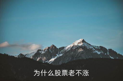 为什么股票老不涨