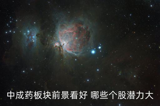 中成药板块前景看好 哪些个股潜力大