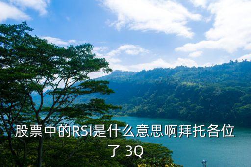 rsi在股票里什么意思，股票中的RSI是什么意思