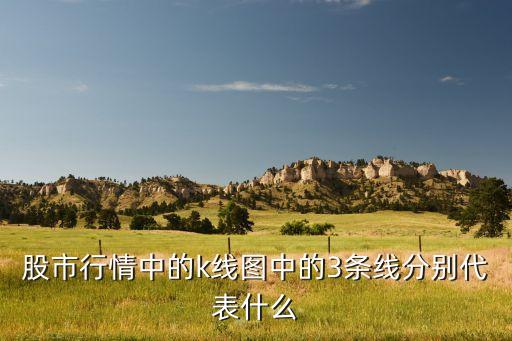 股市行情中的k线图中的3条线分别代表什么