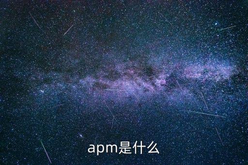 apm是什么