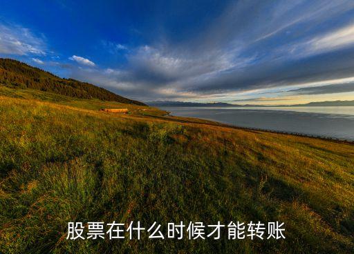 股票在什么时候才能转账