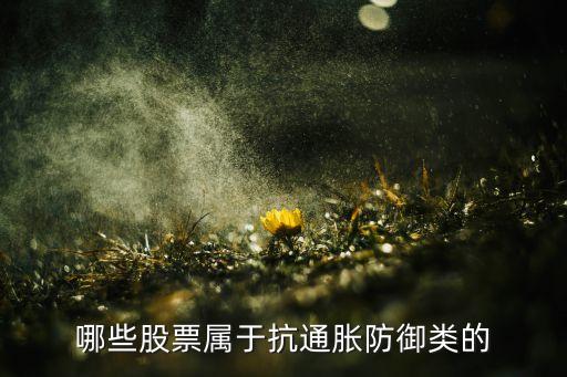 哪些股票属于抗通胀防御类的