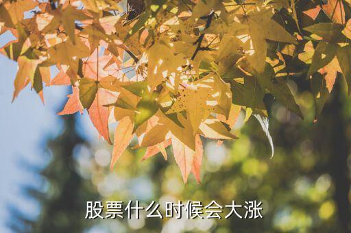 什么时候有的股票涨的快，股票什么时候会大涨