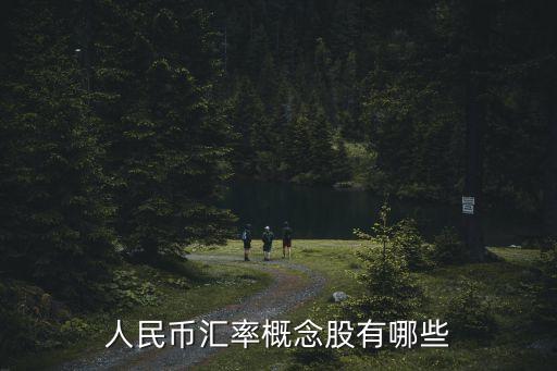 人民币汇率概念股有哪些