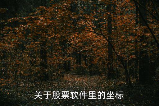 关于股票软件里的坐标