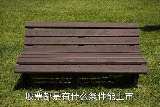股票都是有什么条件能上市